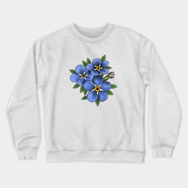 Forget me nots Crewneck Sweatshirt by NicoleHarvey